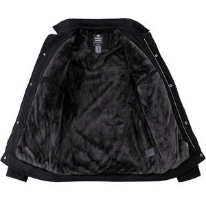 Men's Winter Cotton Jacket Fleece Lined Coat Military Jacket with Removable Hood